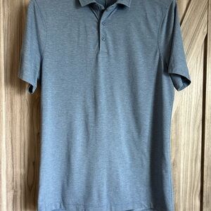 Lululemon Athletica Evolution Short-Sleeve Polo Shirt - Dusty Blue